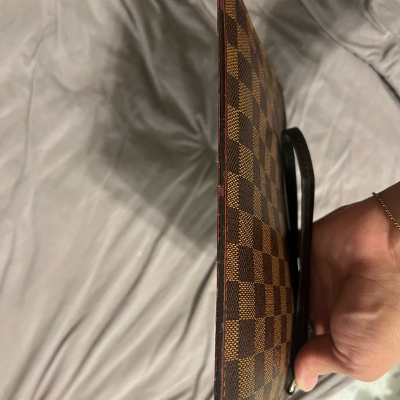LV DAMIER WRISTLET - NEVERFUL POUCH - Picture 10 of 13